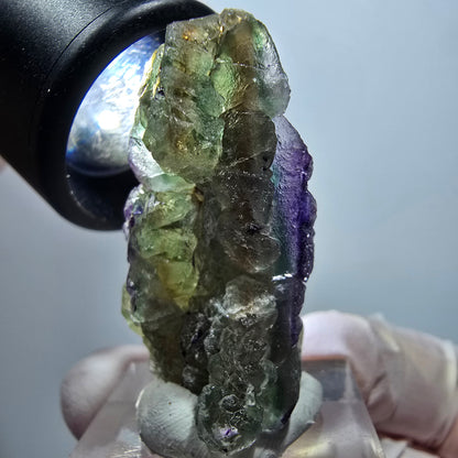 Seltene Phantom Fluorit Formation, grün lila Erongo Namibia 37*25*20mm #13336