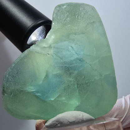 Seltene Phantom Fluorit Würfel, gestuft, grün lila Omehane, Namibia 55*52*25mm #13348