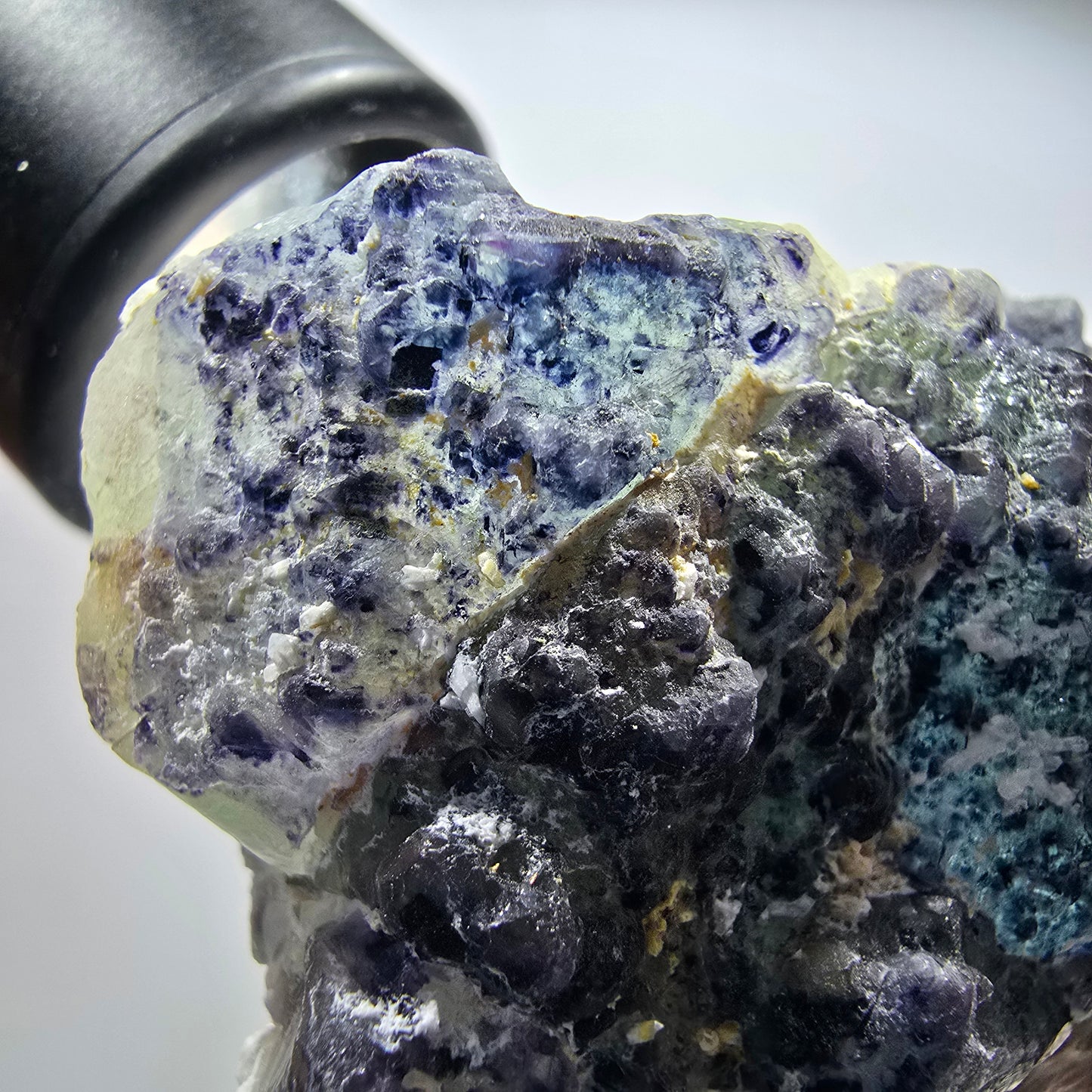 Phantom Fluorit Würfel Stufe, blau grün gestuft Omehane, Namibia 73*55*32mm #13367