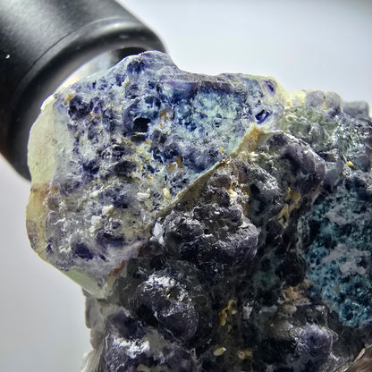 Phantom Fluorit Würfel Stufe, blau grün gestuft Omehane, Namibia 73*55*32mm #13367