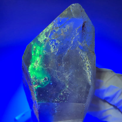 Phantom Skelett Rauchquarz mit Hyalit Opal Erongo, Namibia 90*40*33mm #13371