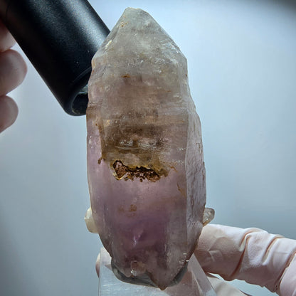 Phantom Skelett Doppelender Amethyst Stufe Brandberg, Namibia 75*42*34mm #13373