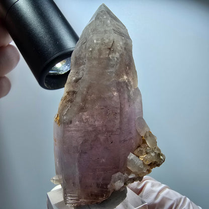 Phantom Skelett Doppelender Amethyst Stufe Brandberg, Namibia 75*42*34mm #13373