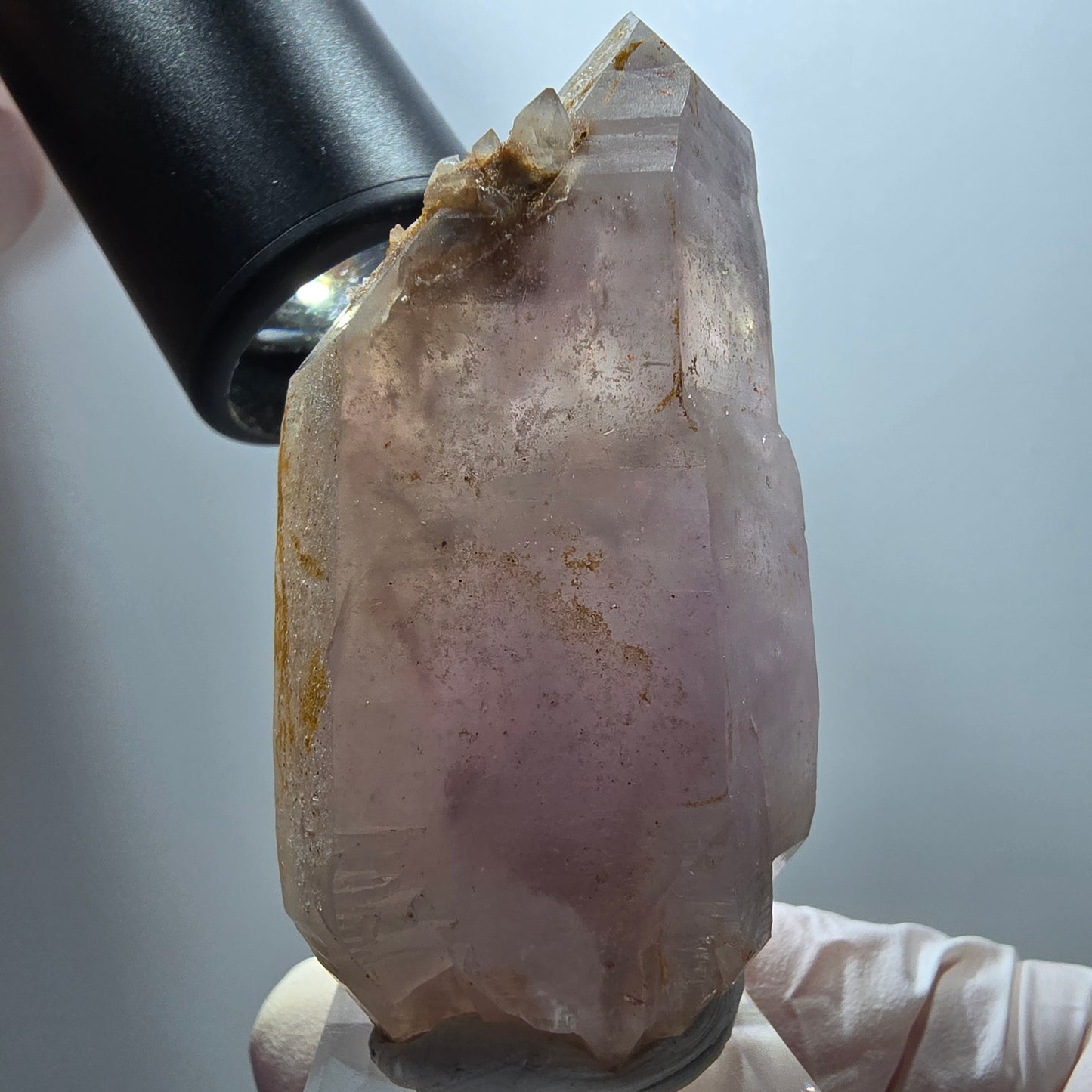 Enhydro Phantom Amethyst Doppelender, 1x Blase Brandberg, Namibia 66*34*30mm #13378