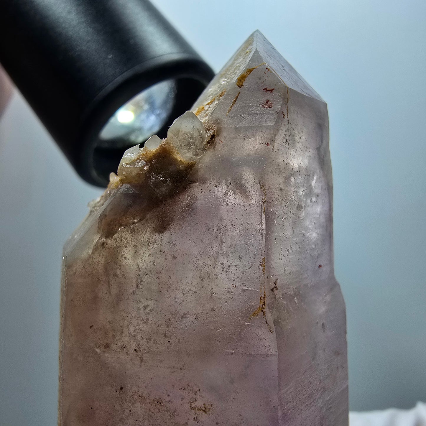Enhydro Phantom Amethyst Doppelender, 1x Blase Brandberg, Namibia 66*34*30mm #13378