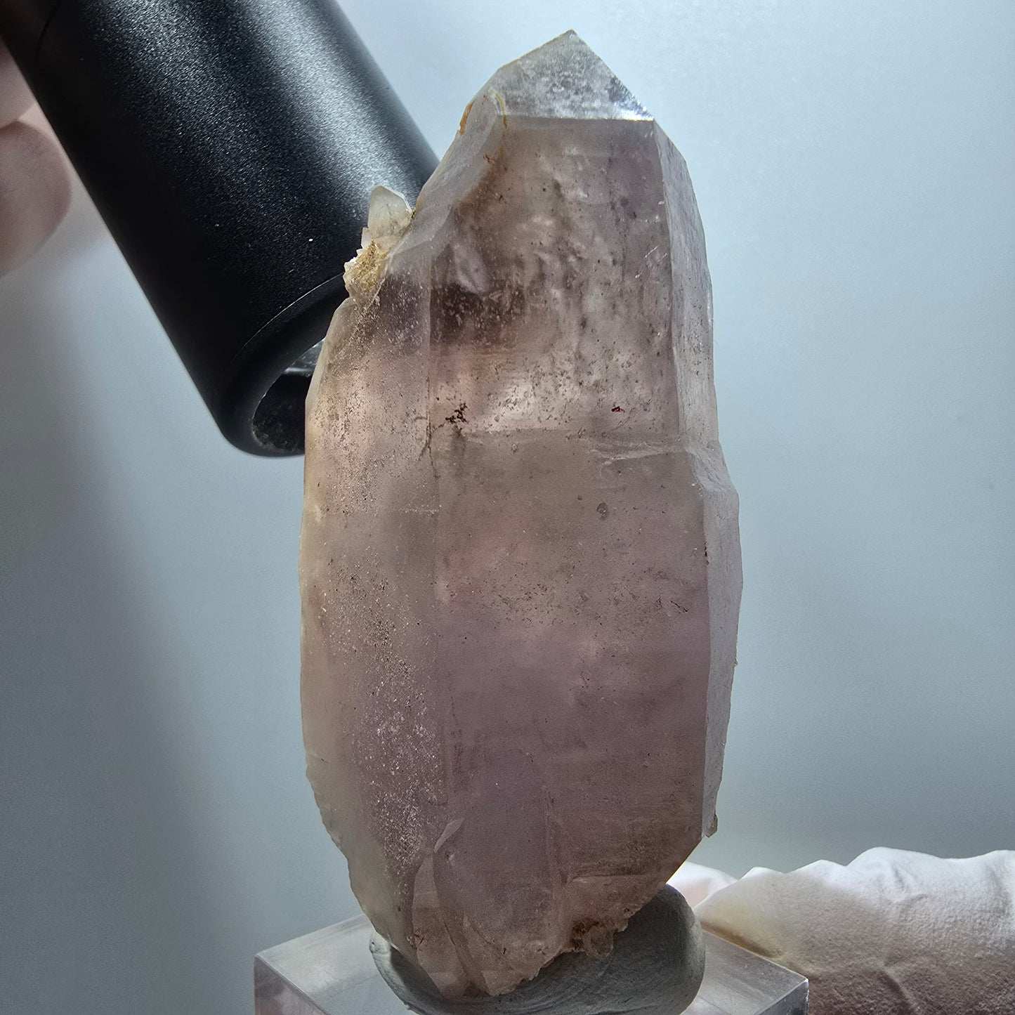 Enhydro Phantom Amethyst Doppelender, 1x Blase Brandberg, Namibia 66*34*30mm #13378