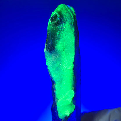 Phantom Skelett Rauchquarz mit Hyalit Opal Erongo, Namibia 71*14*13mm #13381