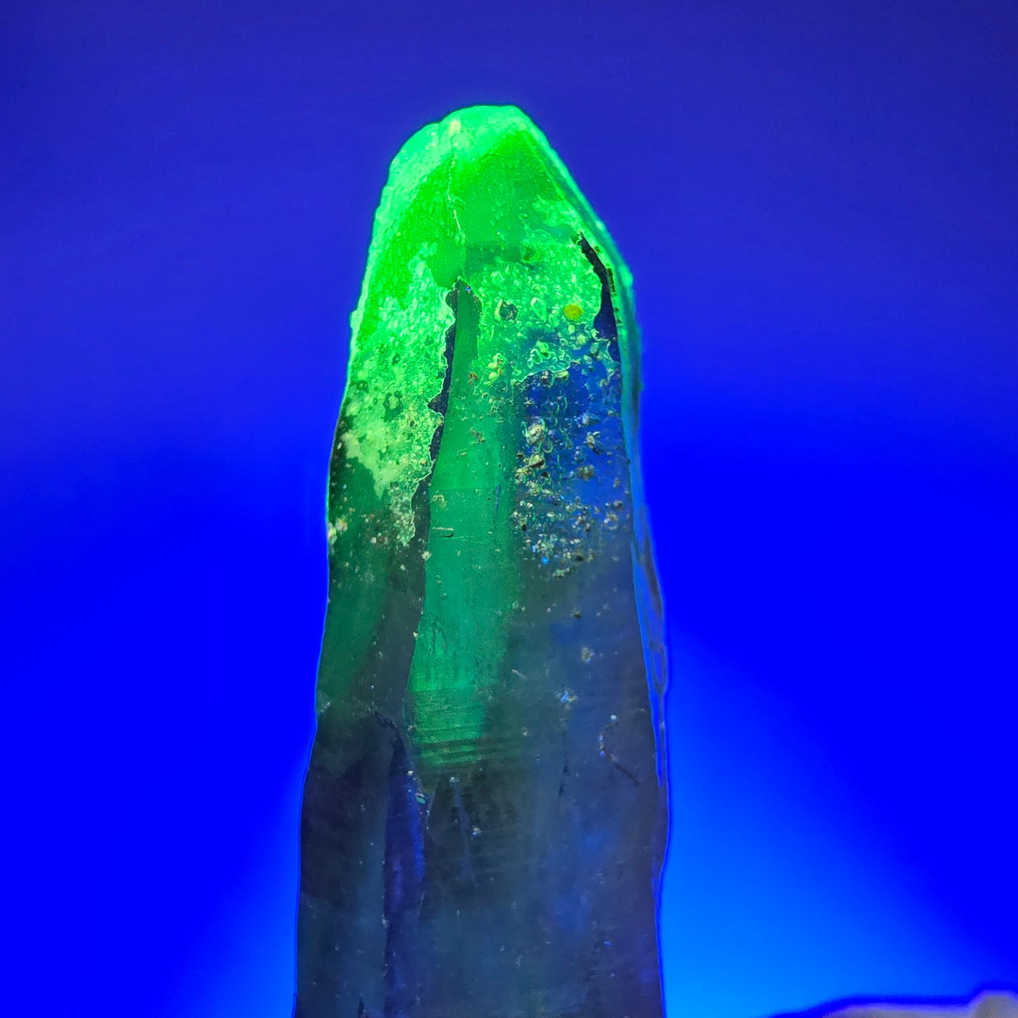 Phantom Skelett Rauchquarz mit Hyalit Opal Erongo, Namibia 71*14*13mm #13381