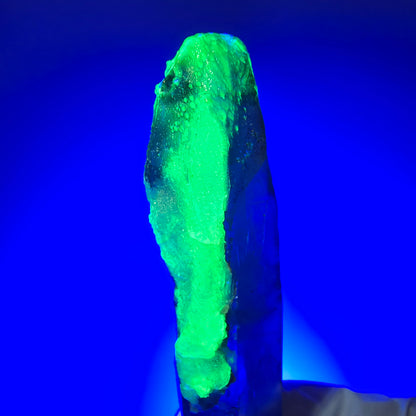 Phantom Skelett Rauchquarz mit Hyalit Opal Erongo, Namibia 71*14*13mm #13381