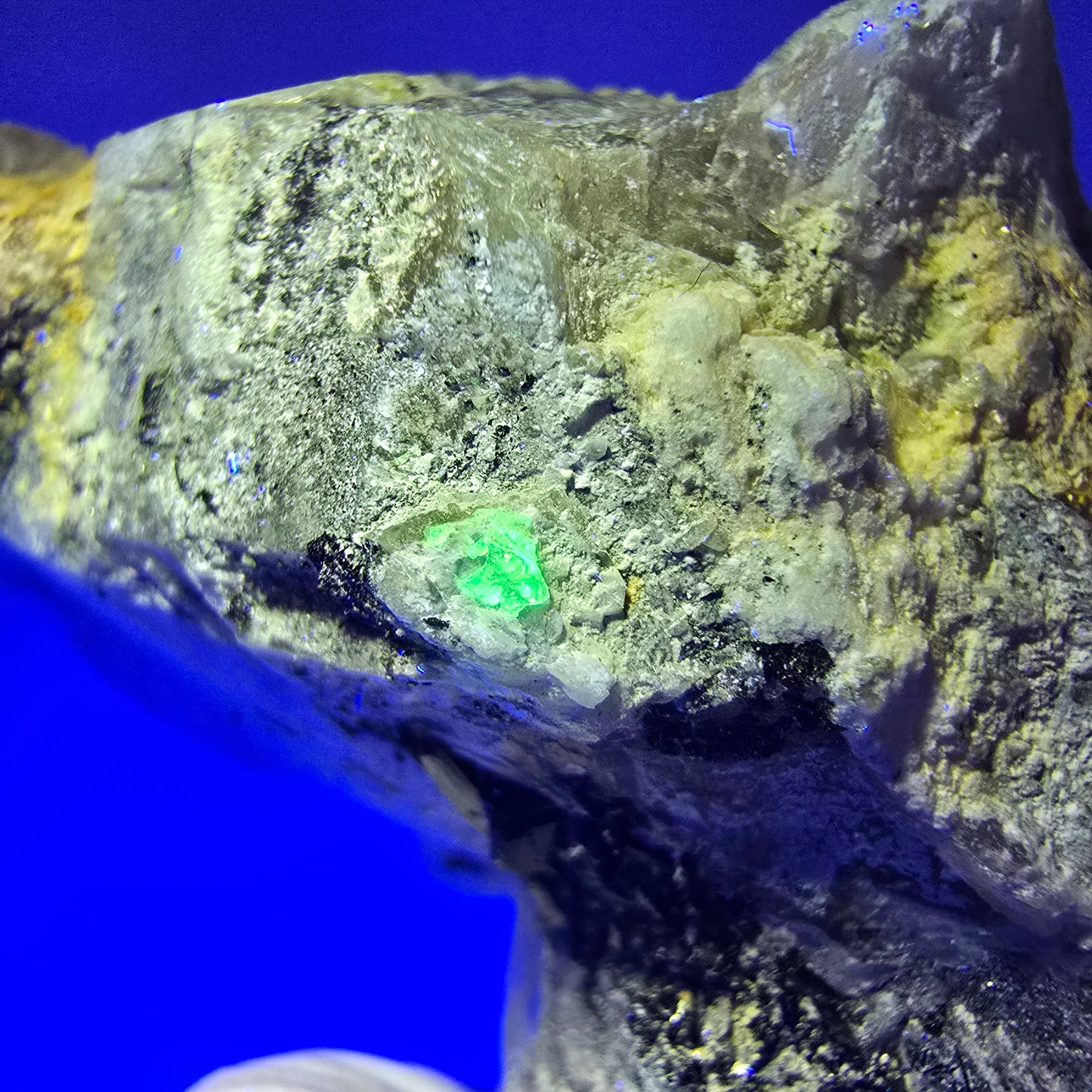 Skelett Rauchquarz, Hyalit Opal, Schörl Turmalin, Orthoklas Erongo, Namibia 91*63*43mm #13382