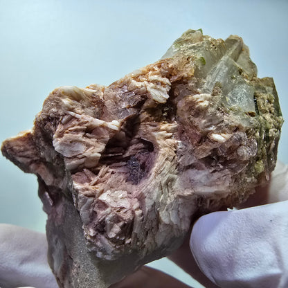 Seltene Turmalin, Verdelith, Elbait auf Quarz Stufe Karibib, Erongo, Namibia 71*51*39mm #13385