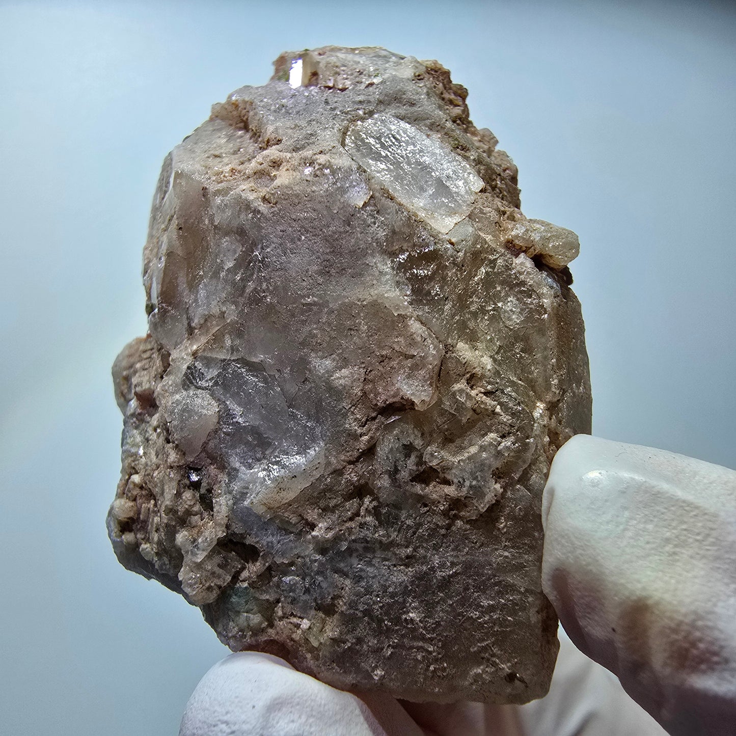 Seltene Turmalin, Verdelith, Elbait auf Quarz Stufe Karibib, Erongo, Namibia *54*46*44mm #13390
