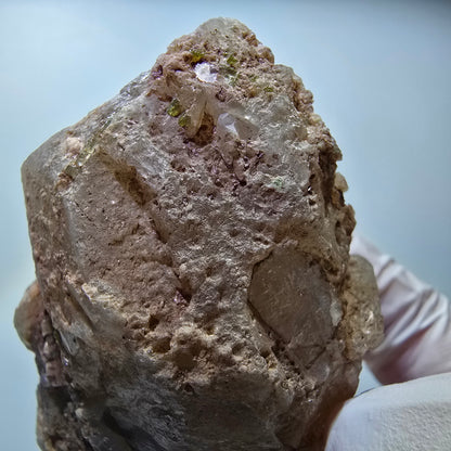 Seltene Turmalin, Verdelith, Elbait auf Quarz Stufe Karibib, Erongo, Namibia *54*46*44mm #13390