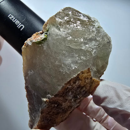 Seltene Turmalin, Verdelith auf Quarz Stufe Karibib, Erongo, Namibia 72*51*38mm #13393