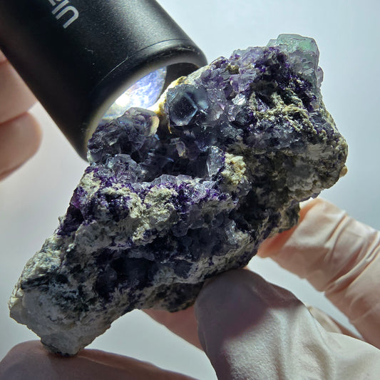Phantom Fluorit Würfel, gestuft auf Orthoklas Erongo, Namibia 62*36*34mm #13399