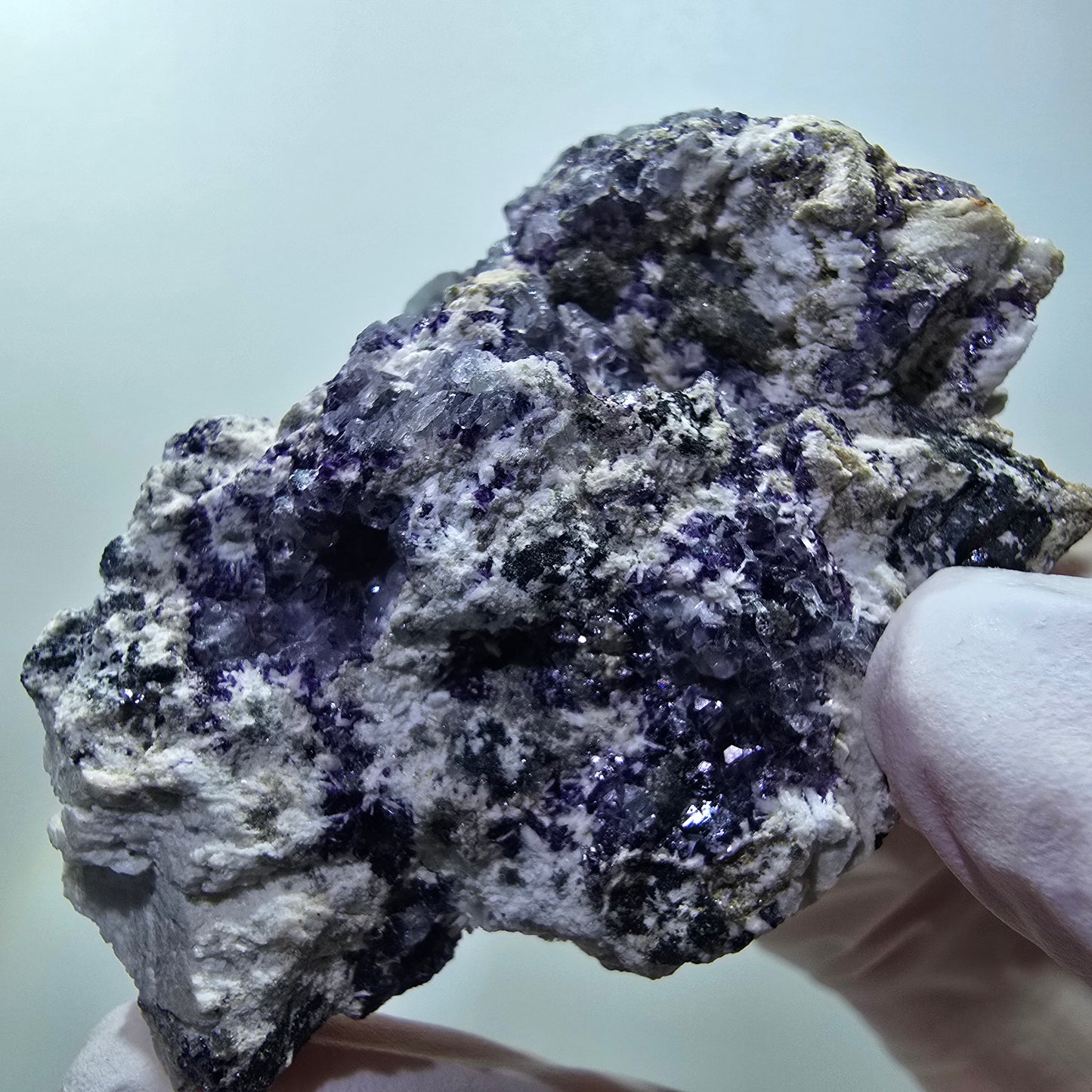 Phantom Fluorit Würfel, gestuft auf Orthoklas Erongo, Namibia 62*36*34mm #13399