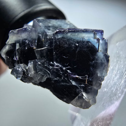 Seltene Phantom Fluorit Würfel Stufe, grün lila Okorusu, Namibia 30*22*19mm #13438