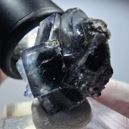 Seltene Phantom Fluorit Würfel Stufe, grün lila Okorusu, Namibia 30*22*19mm #13438