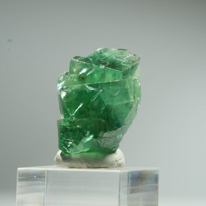 Seltene Phantom Fluorit Würfel Stufe, grün Okorusu, Namibia 35*27*21mm #13457
