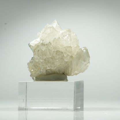 Seltene klare Phantom Fluorit Würfel, Quarz Stufe Okorusu, Namibia 32*31*30mm #13462