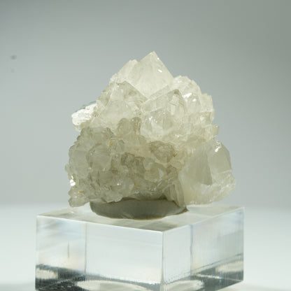 Seltene klare Phantom Fluorit Würfel, Quarz Stufe Okorusu, Namibia 32*31*30mm #13462