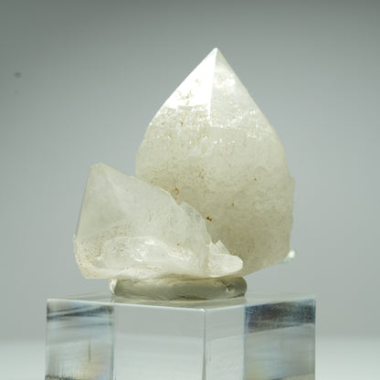 Seltene klare Phantom Fluorit Würfel, Quarz Stufe Okorusu, Namibia 45*36*28mm #13463
