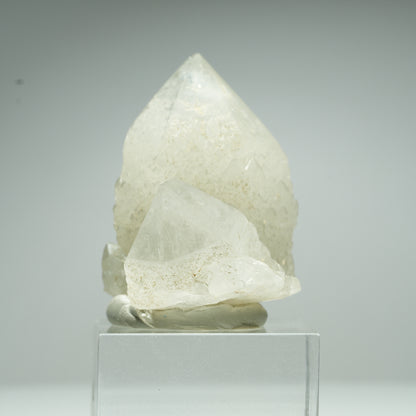 Seltene klare Phantom Fluorit Würfel, Quarz Stufe Okorusu, Namibia 45*36*28mm #13463