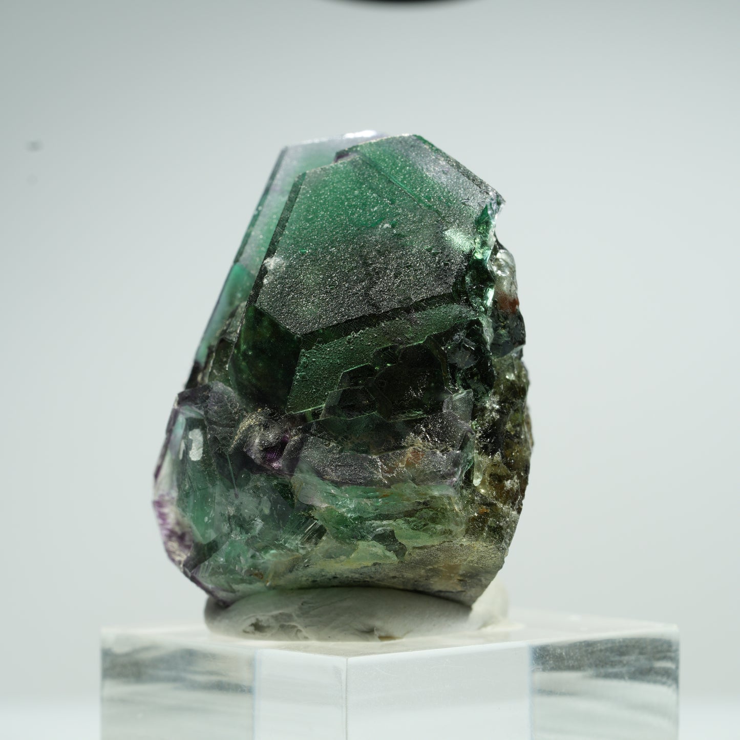 Phantom Fluorit hexagonal, Schörl Turmalin, Muskovit Erongo, Namibia 50*36*26mm #13464