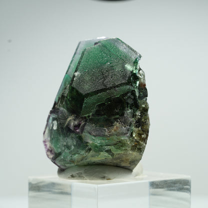 Phantom Fluorit hexagonal, Schörl Turmalin, Muskovit Erongo, Namibia 50*36*26mm #13464