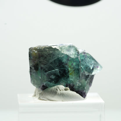 Seltene Phantom Fluorit Würfel Stufe, grün lila Okorusu, Namibia 26*23*17mm #13466