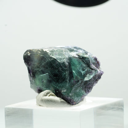 Seltene Phantom Fluorit Würfel Stufe, grün lila Okorusu, Namibia 26*23*17mm #13466