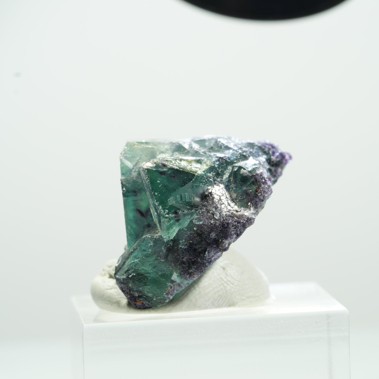 Seltene Phantom Fluorit Würfel Stufe, grün lila Okorusu, Namibia 26*23*17mm #13466