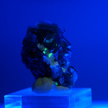 Phantom Fluorit, Schörl Turmalin, Hyalit Opal, Muskovit Erongo, Namibia 34*24*19mm #13472