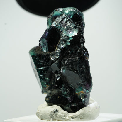 Seltene Phantom Fluorit Würfel Stufe, grün lila Erongo, Namibia 35*25*14mm #13478