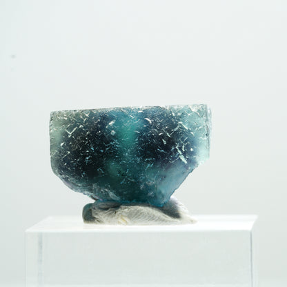 Phantom Fluorit Würfel Stufe, blau Butterfly Pocket, Okorusu, Namibia 21*15*13mm #13480