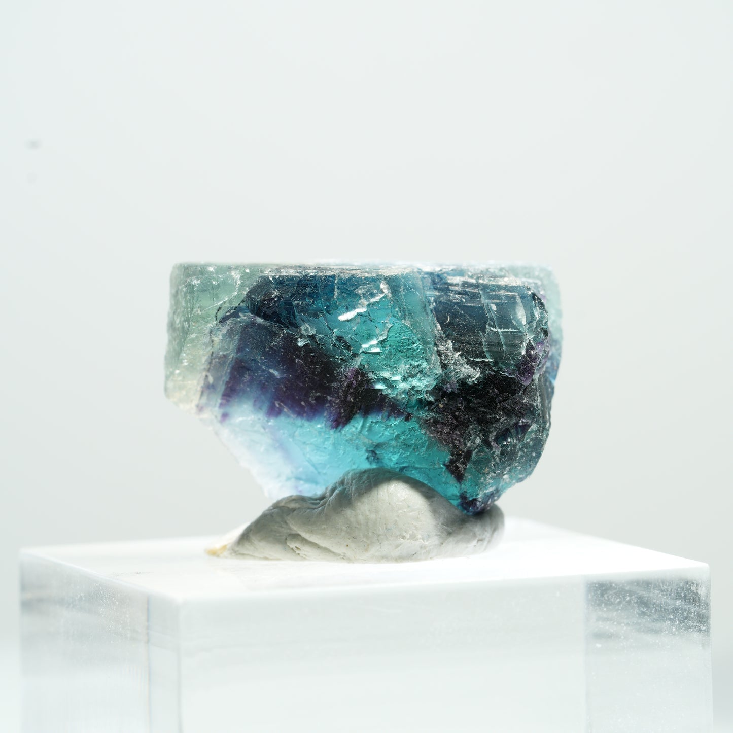 Phantom Fluorit Würfel Stufe, blau Butterfly Pocket, Okorusu, Namibia 21*15*13mm #13480