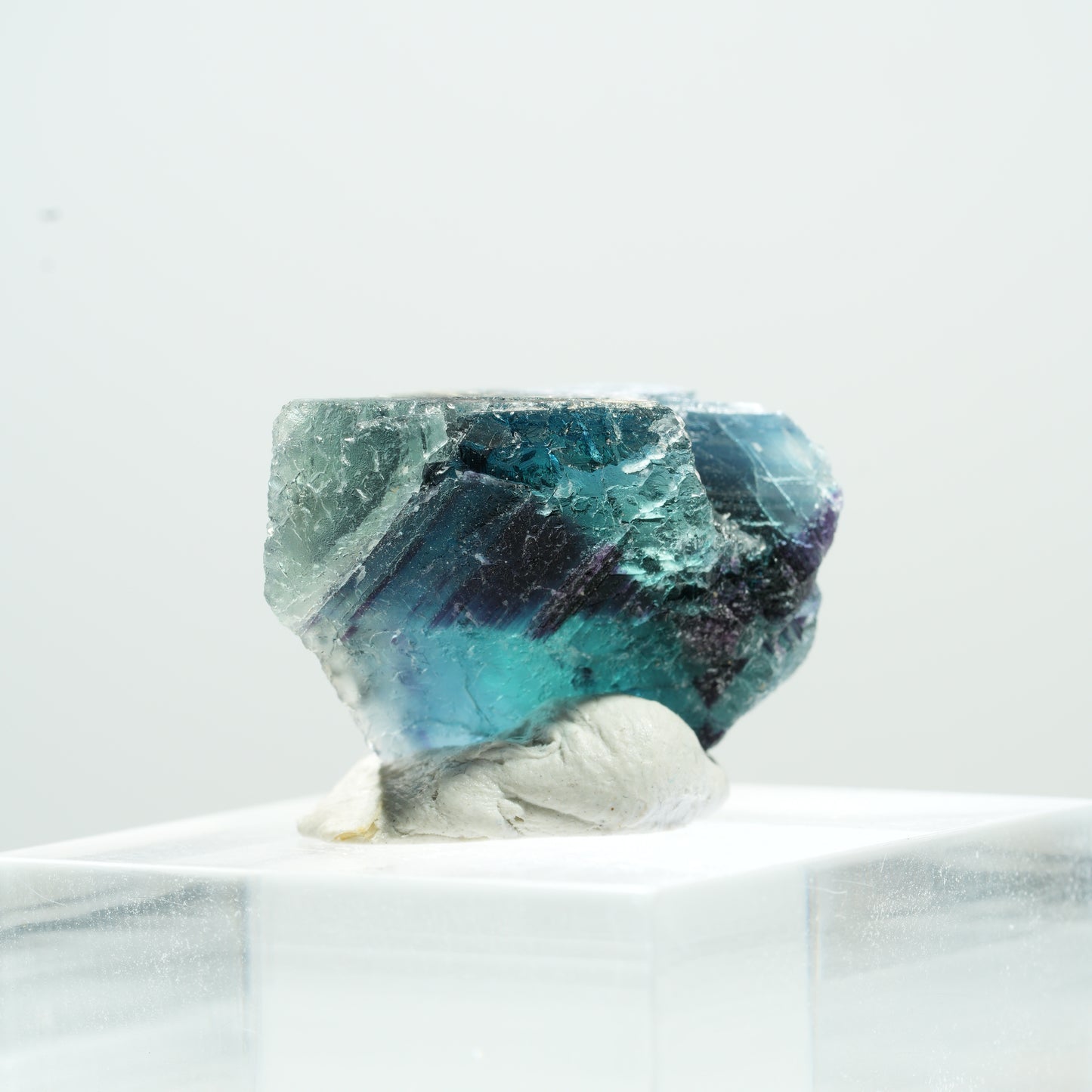Phantom Fluorit Würfel Stufe, blau Butterfly Pocket, Okorusu, Namibia 21*15*13mm #13480