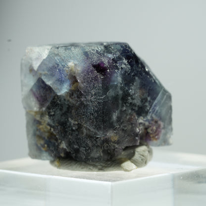 Rare Phantom Fluorite Cube Specimen, Purple Blue Okorusu, Namibia 17*8*7mm #13481