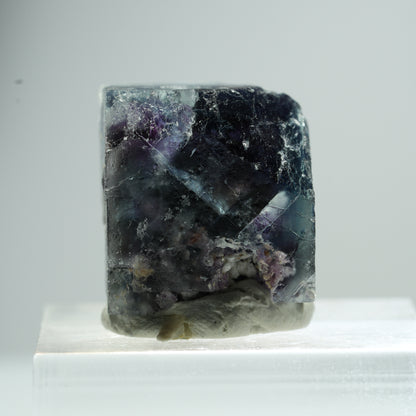 Rare Phantom Fluorite Cube Specimen, Purple Blue Okorusu, Namibia 17*8*7mm #13481