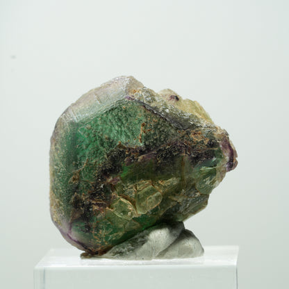 Phantom Fluorit hexagonal, Muskovit Stufe Erongo, Namibia 14*13*9mm #13486