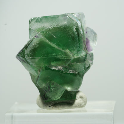 Seltene Phantom Fluorit Würfel Stufe Erongo, Namibia 13*13*9mm #13491