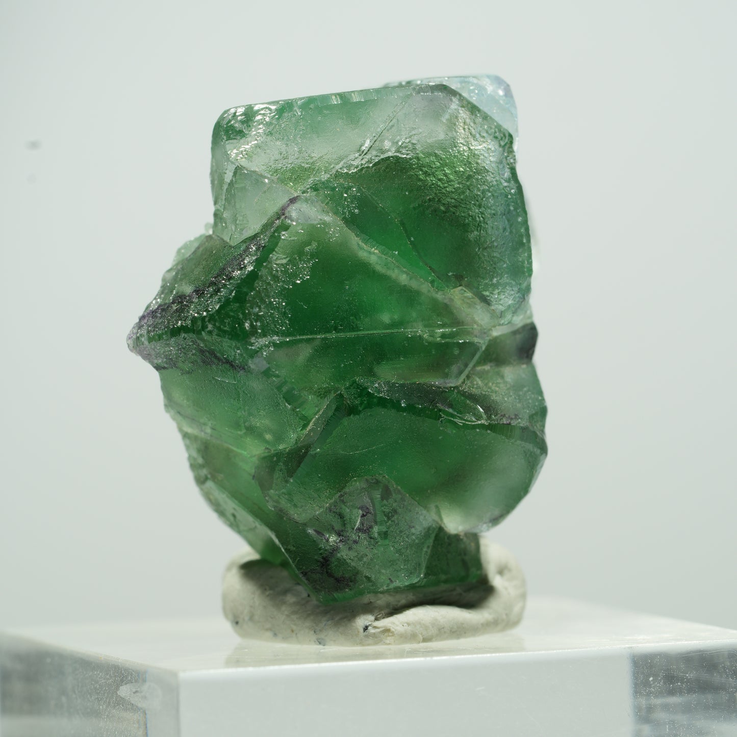 Seltene Phantom Fluorit Würfel Stufe Erongo, Namibia 13*13*9mm #13491