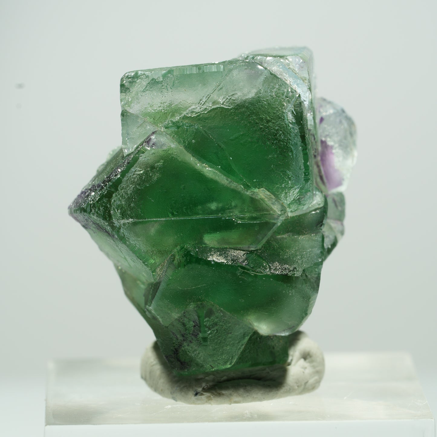 Seltene Phantom Fluorit Würfel Stufe Erongo, Namibia 13*13*9mm #13491