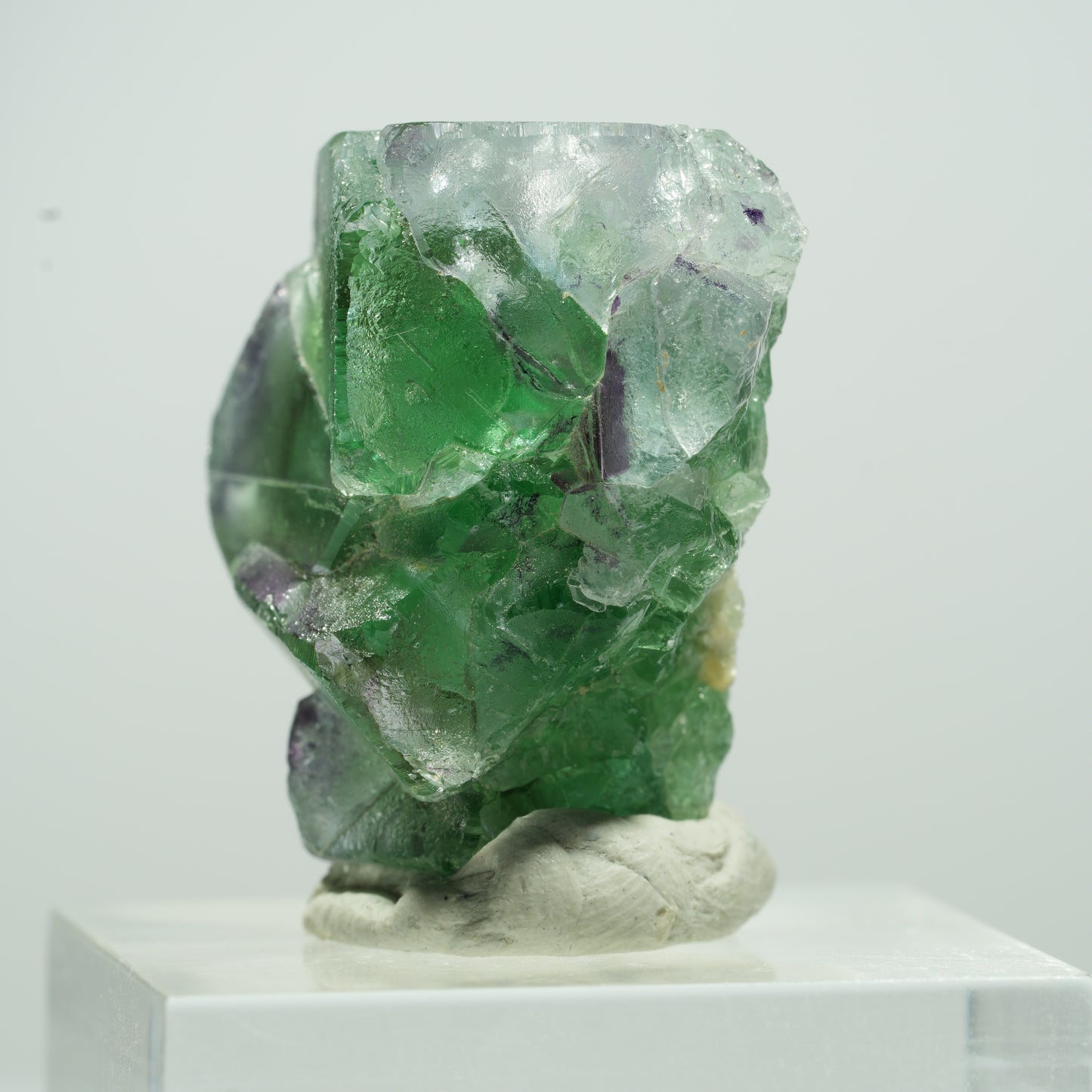 Seltene Phantom Fluorit Würfel Stufe Erongo, Namibia 13*13*9mm #13491