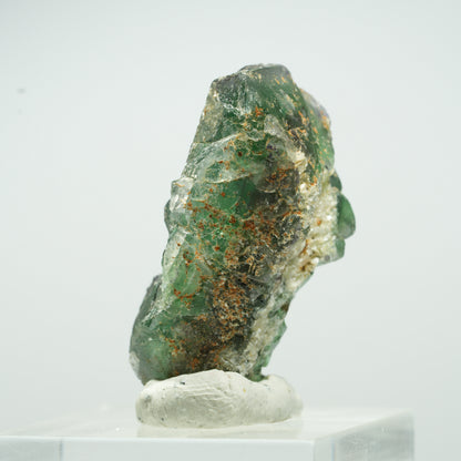 Seltene Phantom Fluorit Würfel, Muskovit Stufe Erongo, Namibia 16*9*8mm #13497