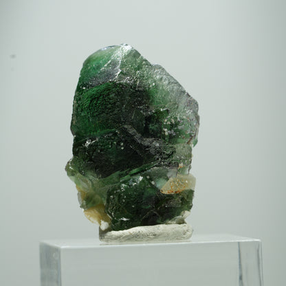 Phantom Fluorit hexagonal, Muskovit Stufe Erongo, Namibia 15*10*8mm #13504