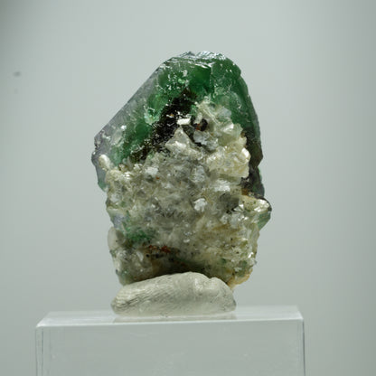 Phantom Fluorit hexagonal, Muskovit Stufe Erongo, Namibia 15*10*8mm #13504