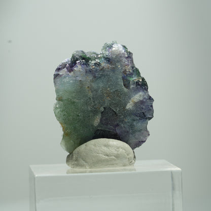Seltene Phantom Fluorit Würfel Stufe, grün lila Okorusu, Namibia 13*10*5mm #13506