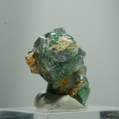 Phantom Fluorit Würfel, Schörl Turmalin, Muskovit Erongo, Namibia 13*10*8mm #13511