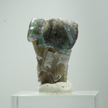 Seltene Phantom Fluorit, Rauchquarz Stufe Erongo, Namibia 13*9*7mm #13520